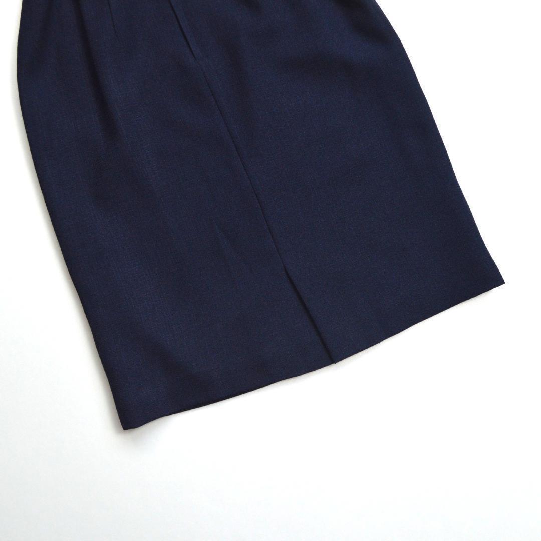 SHEENAシーナ 日本製 花柄金ボタンノーカラージャケットスカートセットアップ