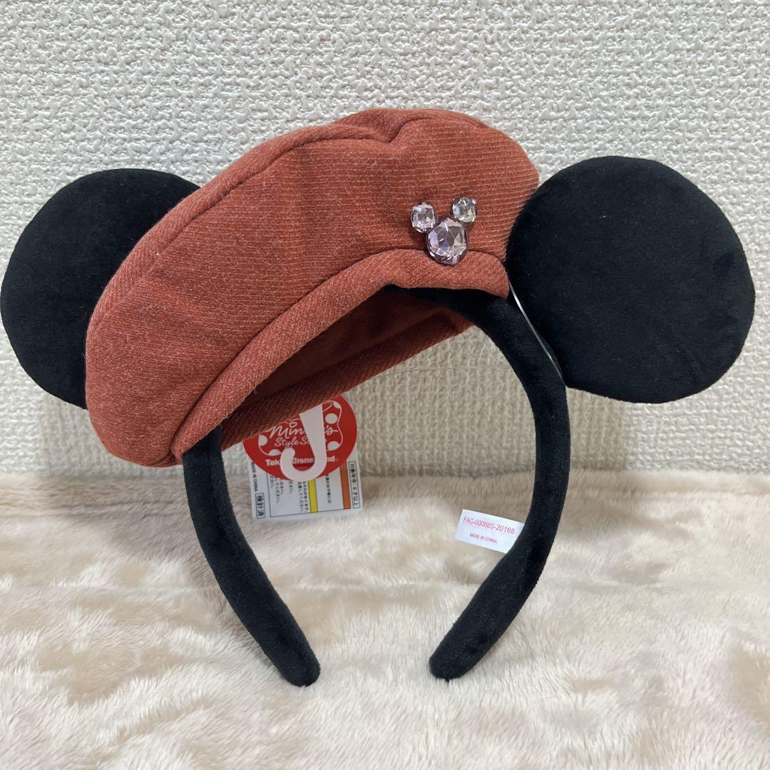 ミニー カチューシャ ミニスタ 秋 ベレー帽 ミニーのスタイルスタジオ ミニーのスタイルスタジオ カチューシャ 秋 ベレー帽 ミニスタ