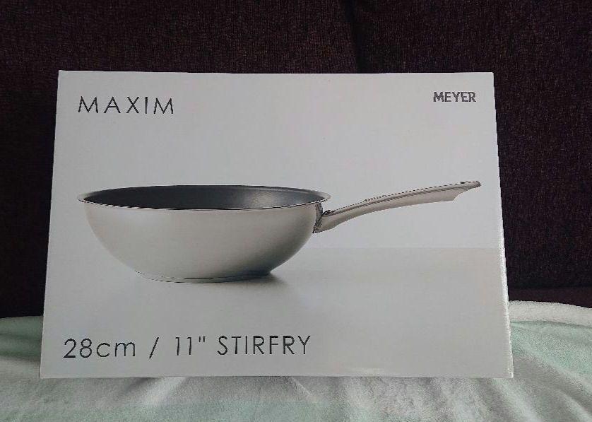 マイヤー マキシムSS 深型フライパン 28cm ステンレスレードル