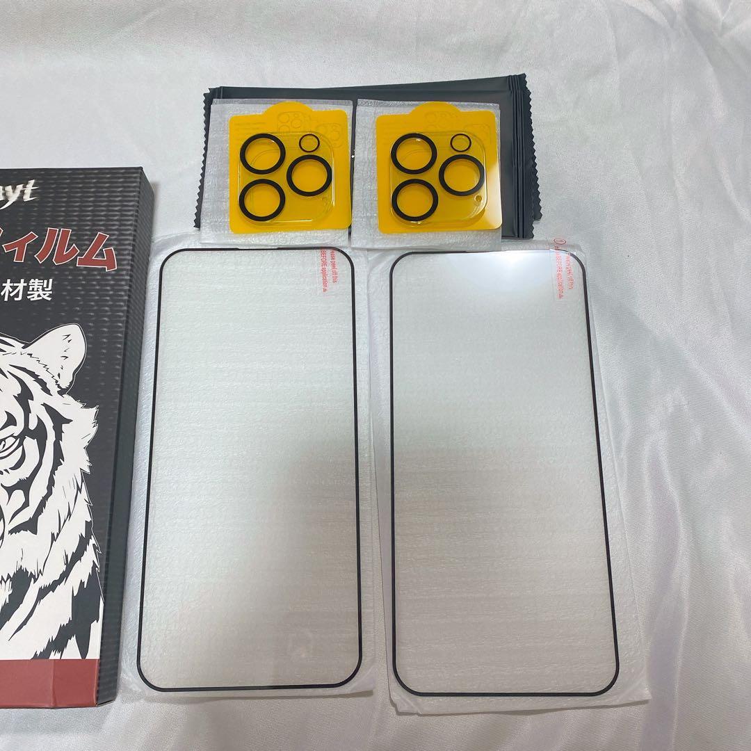 1枚強化ガラス 1枚カメラフィルム