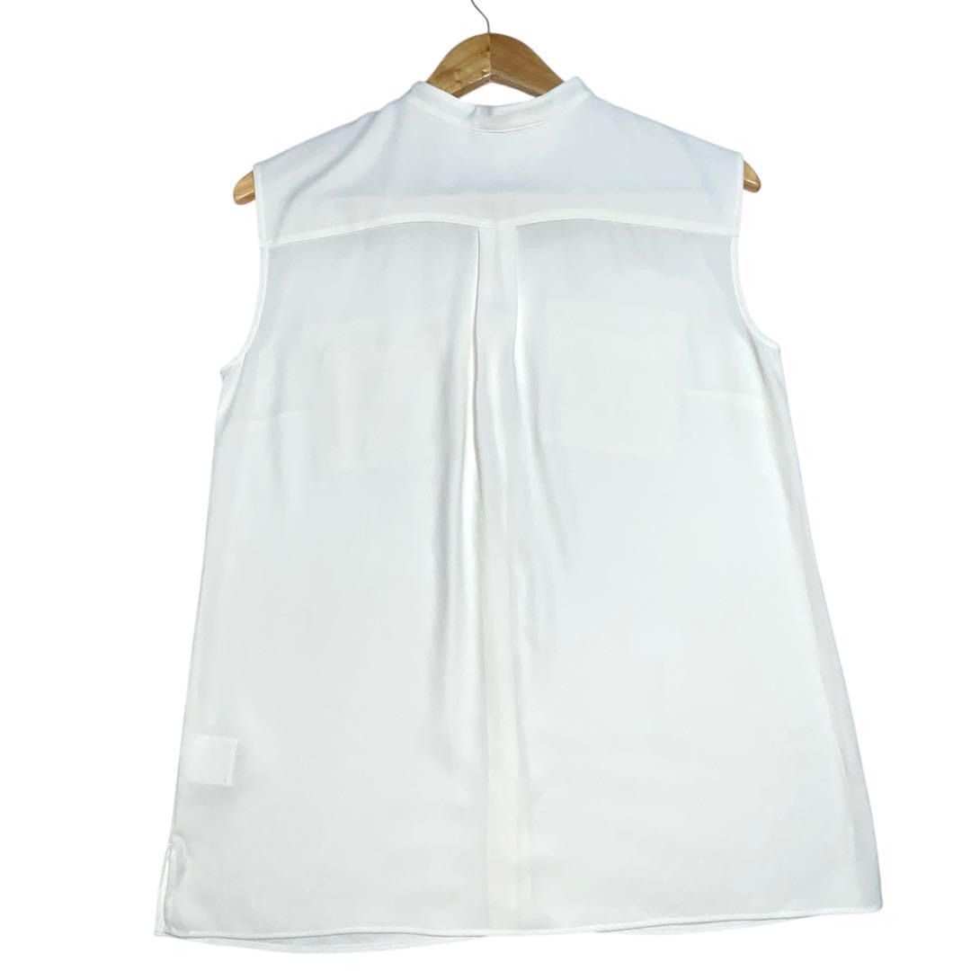 Theory - theory 23SS Powder Crepe バンドカラーシャツ
