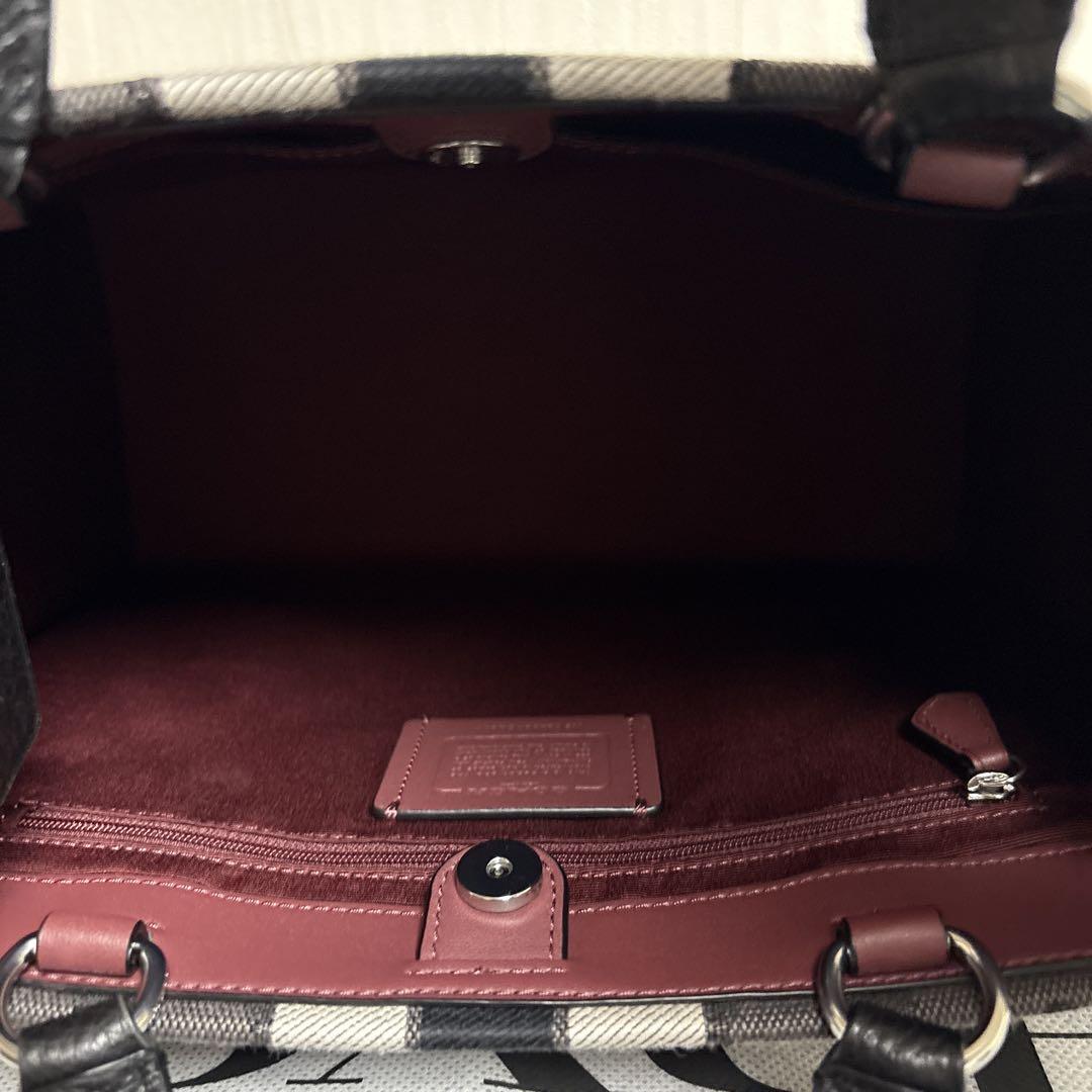 COACH コーチ デンプシーキャリーオール2way トートバッグ 美品