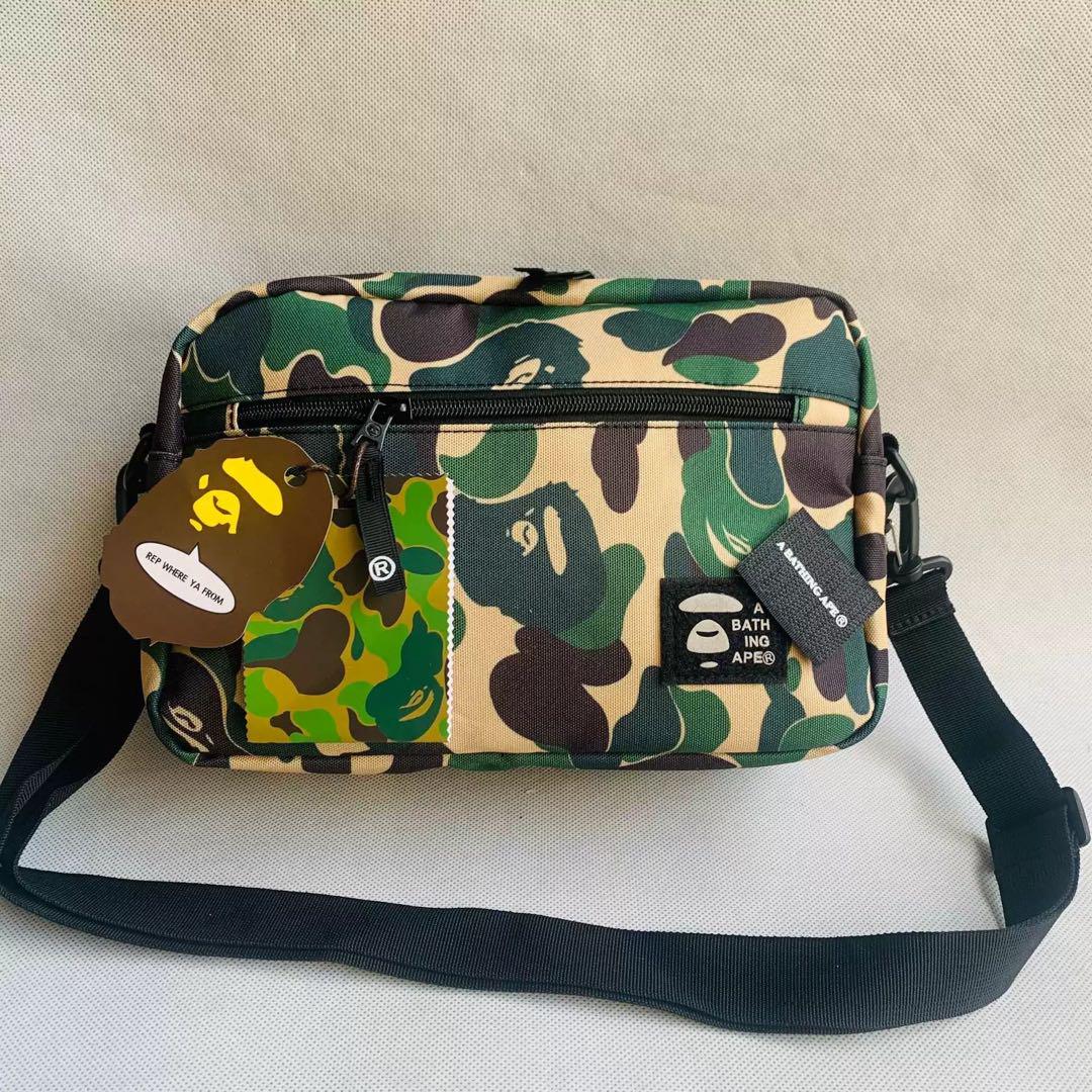 A BATHING APE カモフラージュ ボディバッグ　ショルダーバック A BATHING APE◇ショルダーバッグ/ポリエステル/マルチカラー