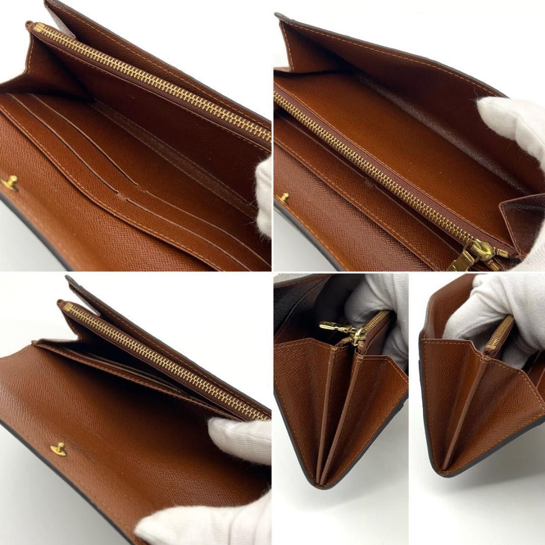 【極美品】ルイヴィトン モノグラム 長財布 ポシェットポルトモネクレディ