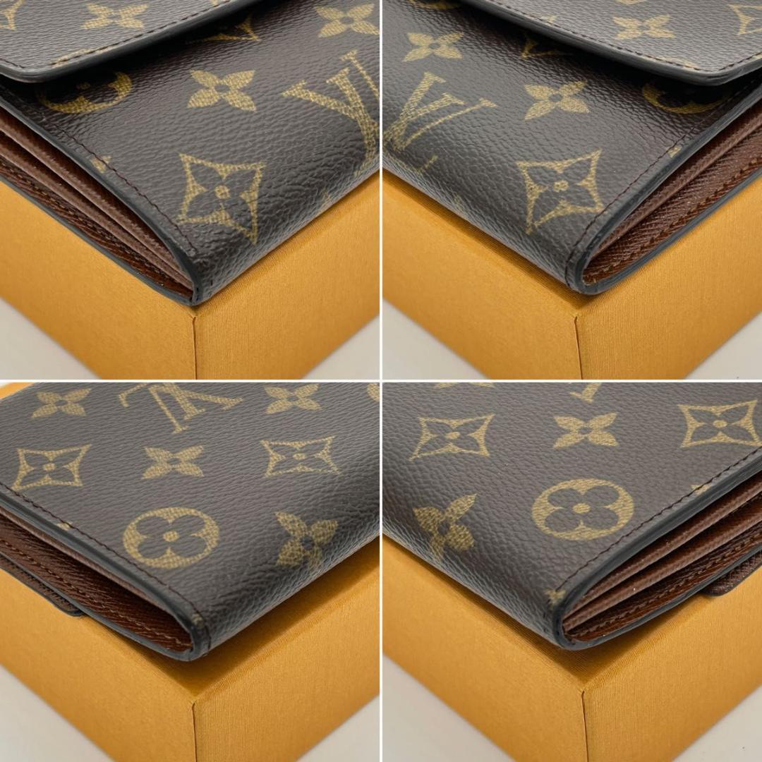 【極美品】ルイヴィトン モノグラム 長財布 ポシェットポルトモネクレディ