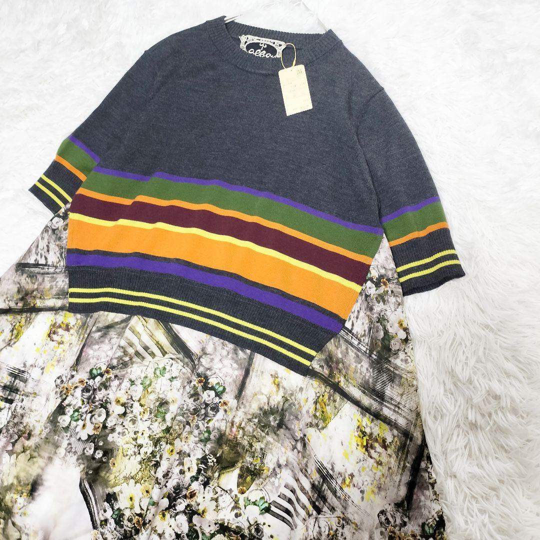 未使用タグつき✨美品【インポートロッサ】【2XL】ドッキングワンピース 花柄 画像5