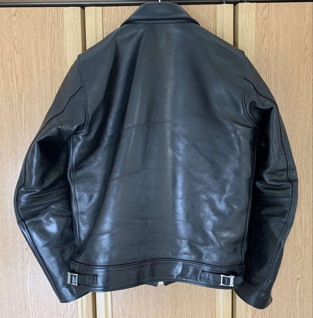 サンセットベイ　ジョージア　ホースハイド ブラックsize4