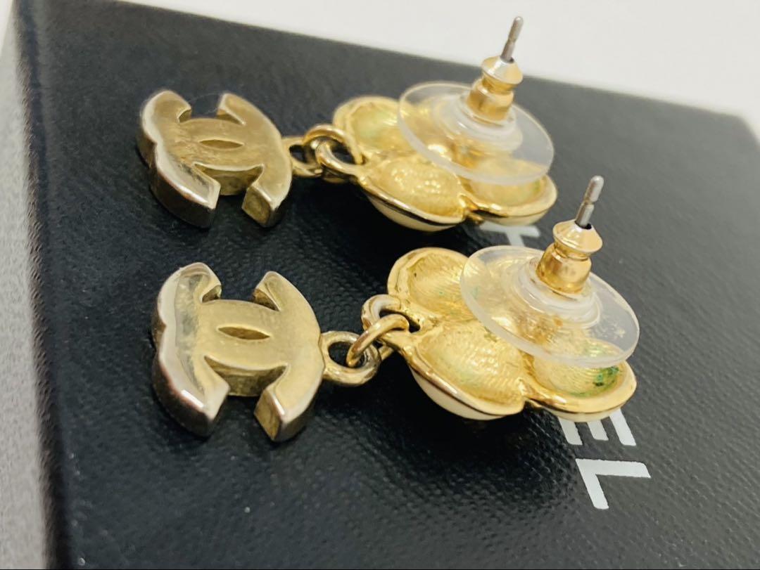 【希少】CHANEL シャネル カメリア ココマーク ピアス