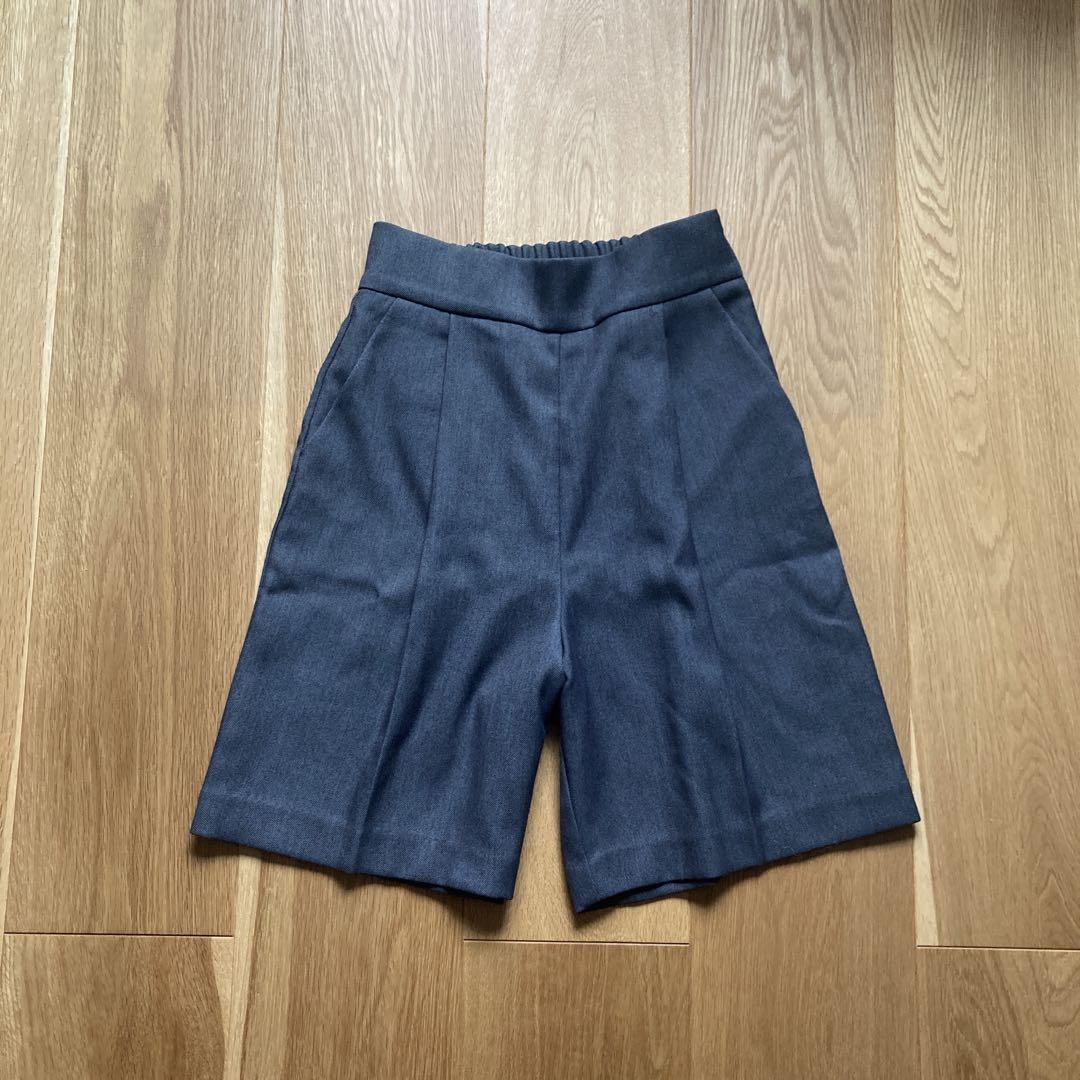 ドゥドゥ　NEWカルゼショートパンツ　フリーサイズ　グレー 灰色