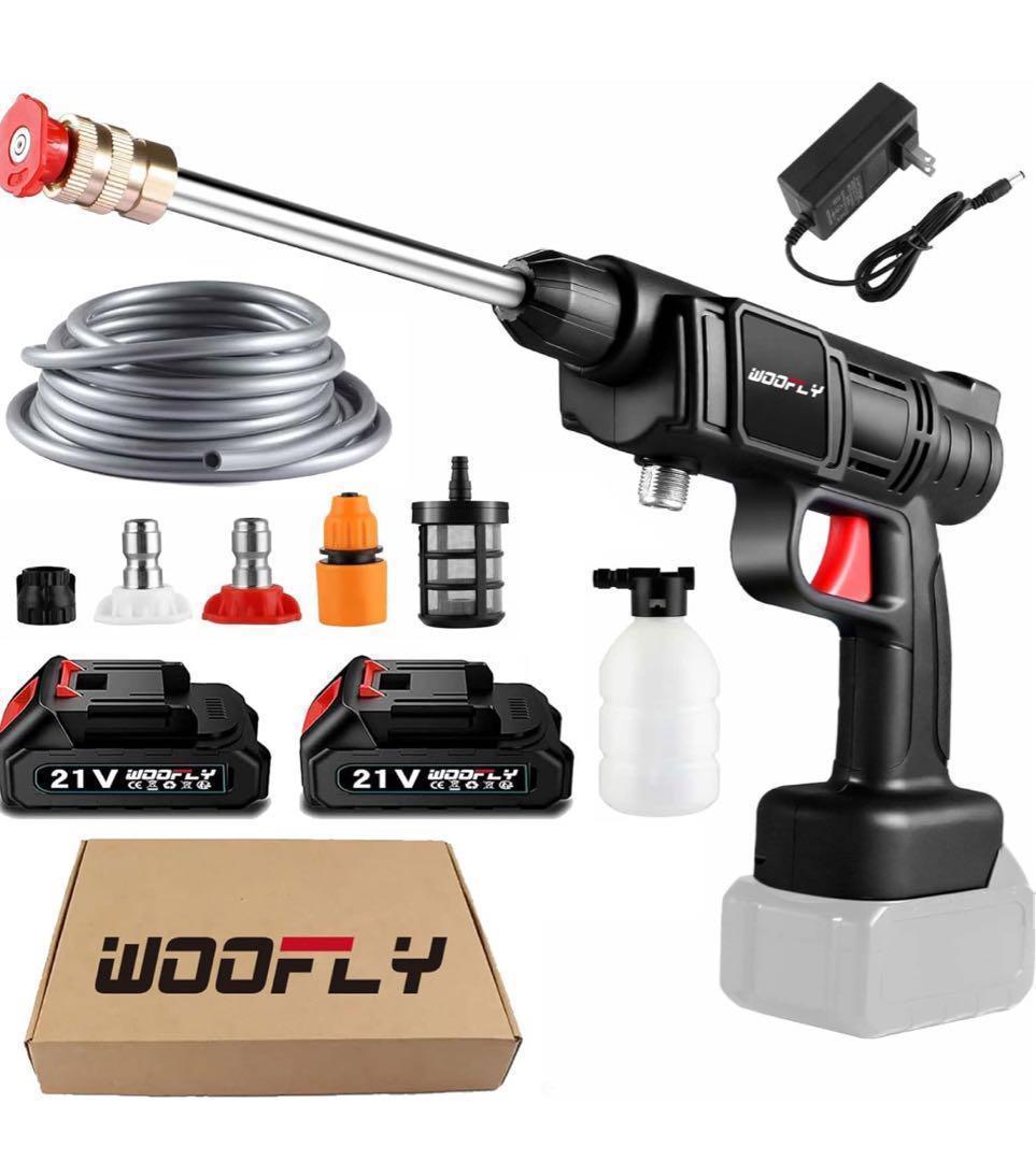 新品‼️高圧洗浄機　充電式　コードレス　家庭用　強力噴射　洗車　コンパクト