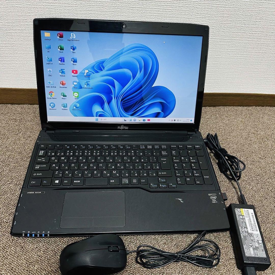PASOUL ノートパソコン Windows11 Microsoft Office付 SSD 240GB