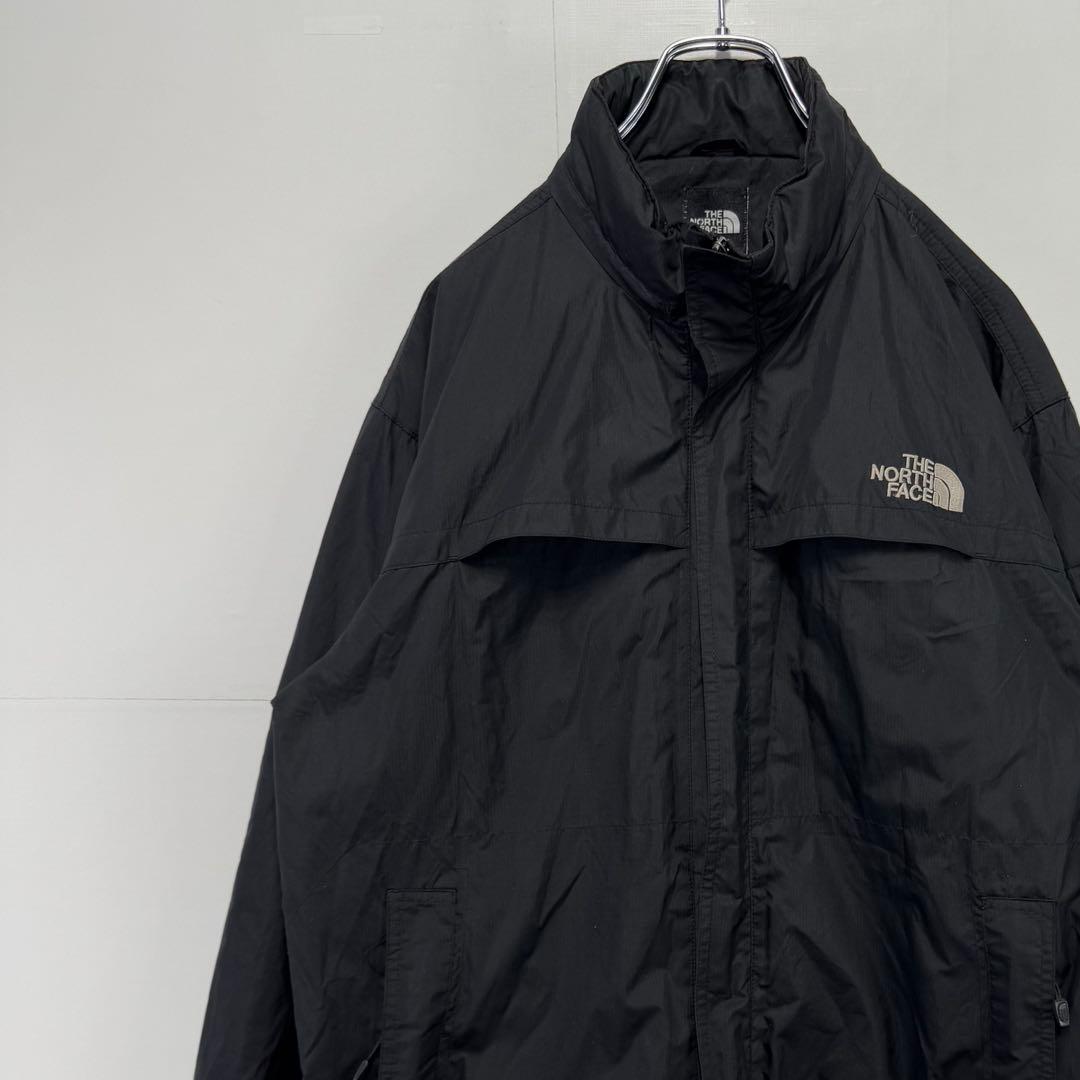THE NORTH FACE ノースフェイス ナイロンジャケット 刺繍ロゴ 古着