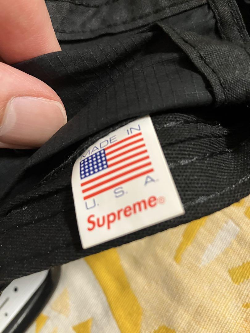 帽子 Supreme Dry Wax Cotton Camp Cap box logo