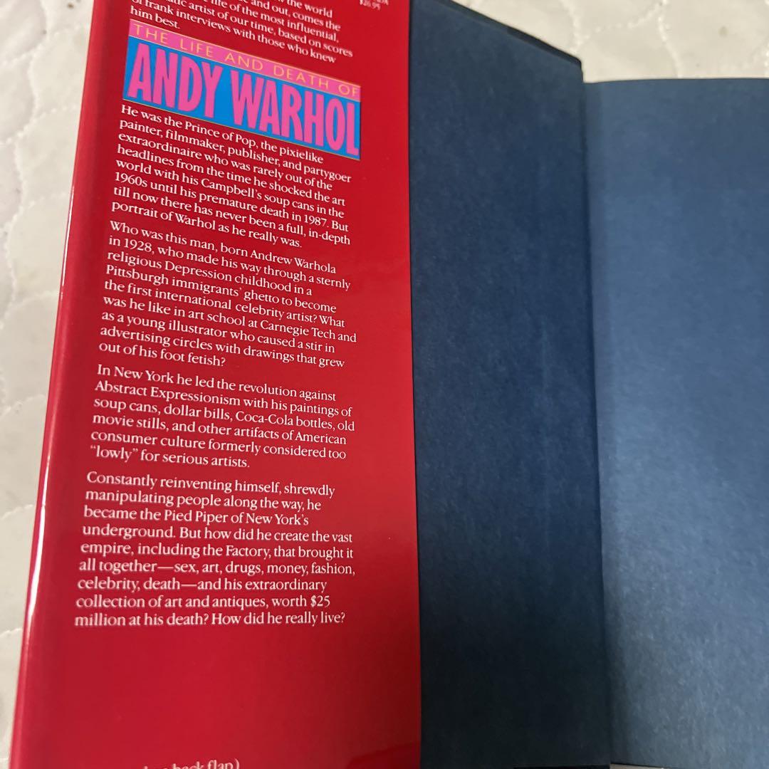 洋書 THE LIFE AND DEATH OF ANDY WARHOL