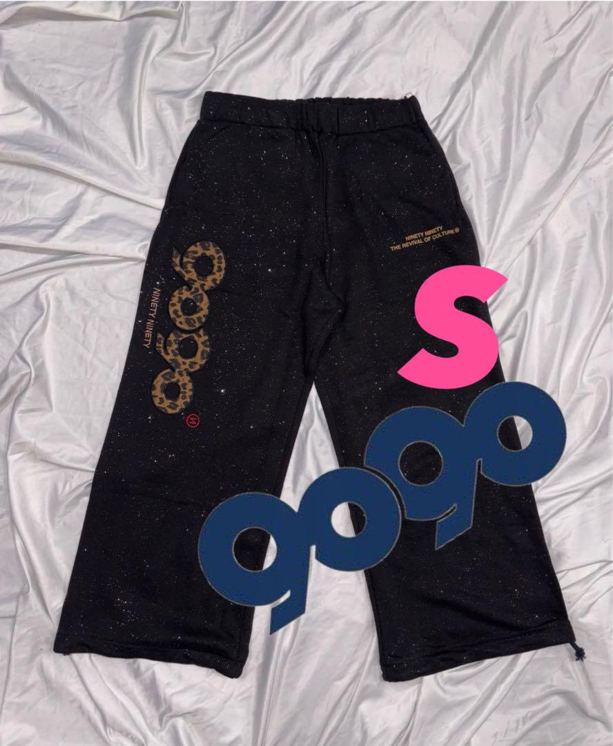 9090 girl OG Logo Glitter Sweat Pants