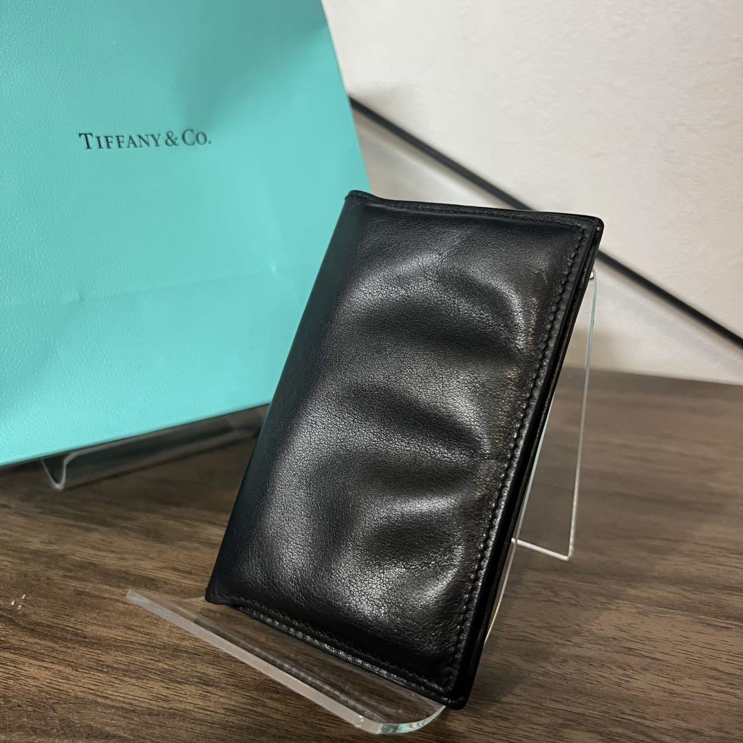 Tiffany & Co. ブラック名刺入れ - メルカリ