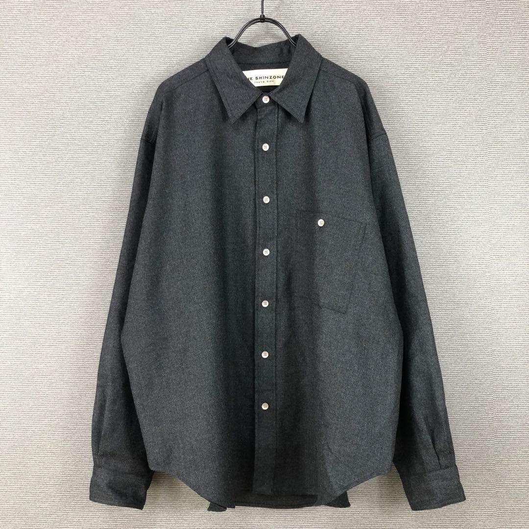 THE SHINZONE WOOL DADDY SHIRT F0 GRAY