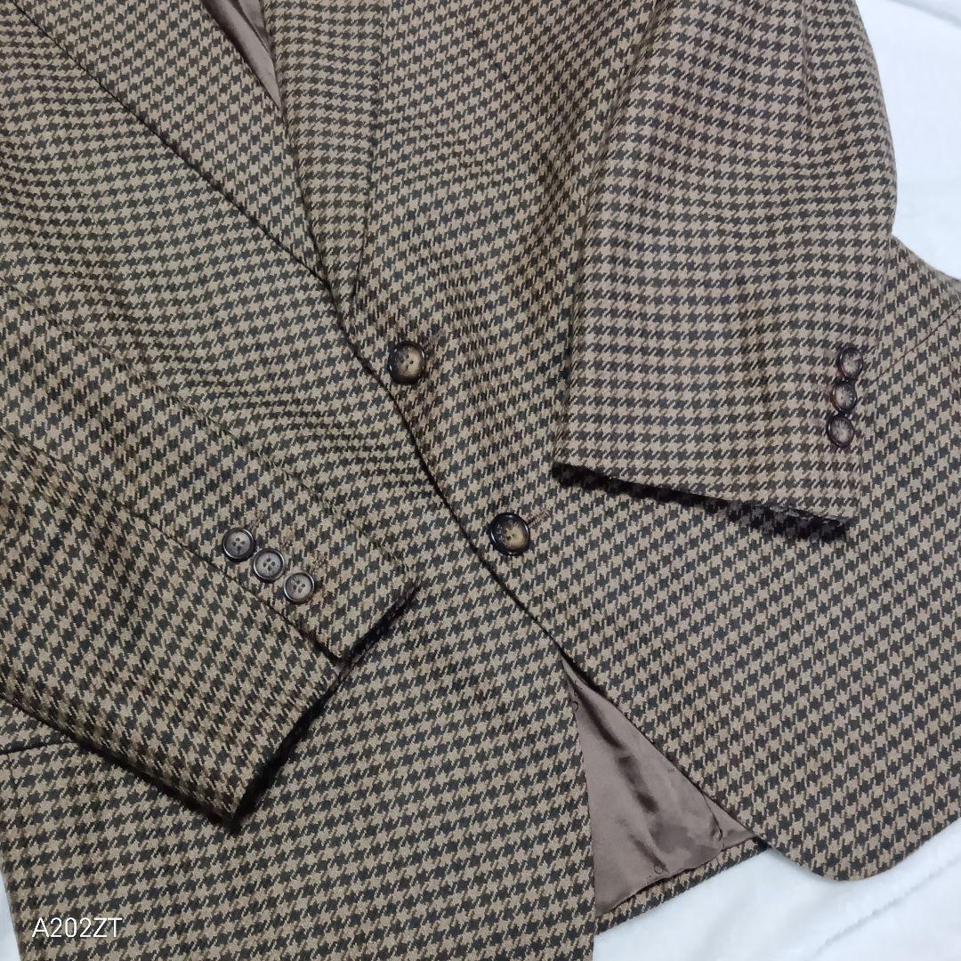 GUCCI ハウンドトゥース テーラードジャケット48 L