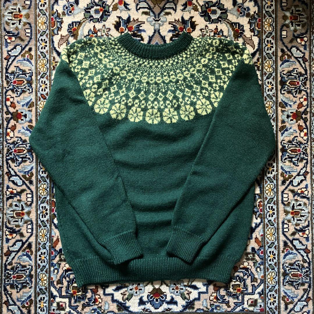 60s70s Renuyf'sノルディックハンドニット　セーター　イギリス製