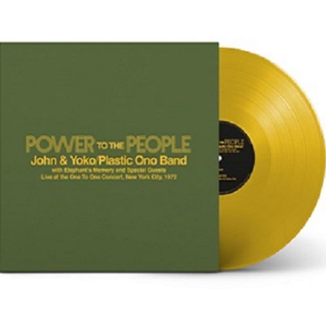洋楽 John Lennon POWER TO THE PEOPLE 1972 NY