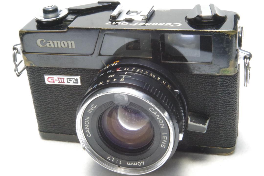 動作確認済 CANON Canonet QL 17 G-Ⅲ 完動品 きれい