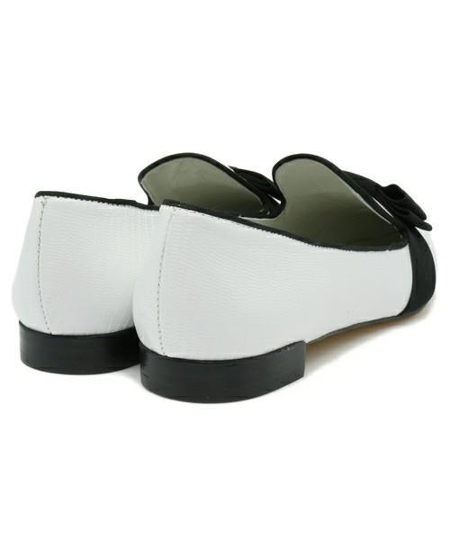 新品✦SENSO✦ポインテッドシューズ✦リボンパンプス モノトーン