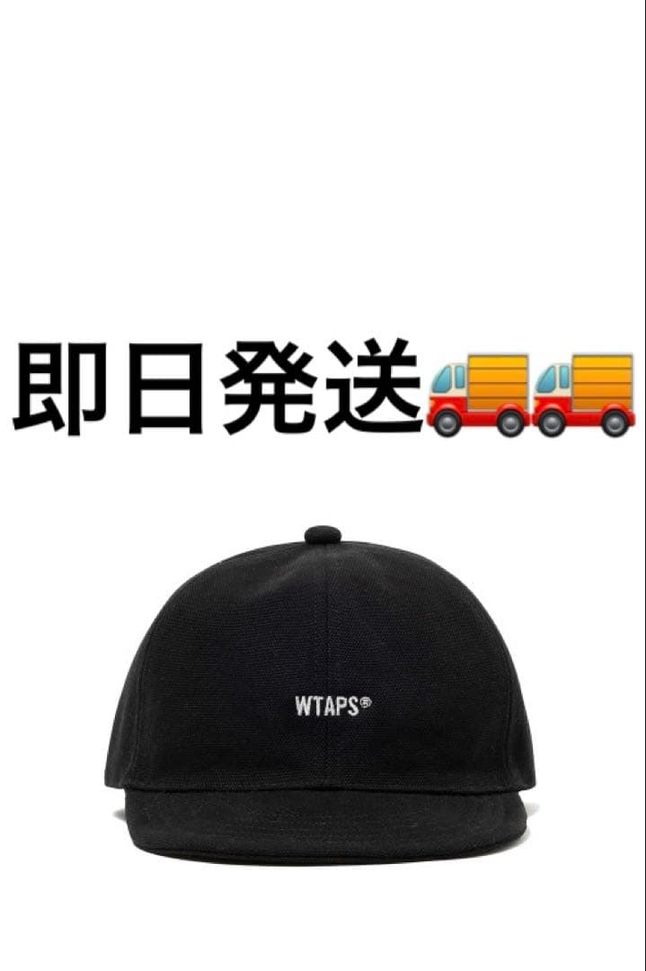 WTAPS A3 CAP COTTON. CNVS BLACK