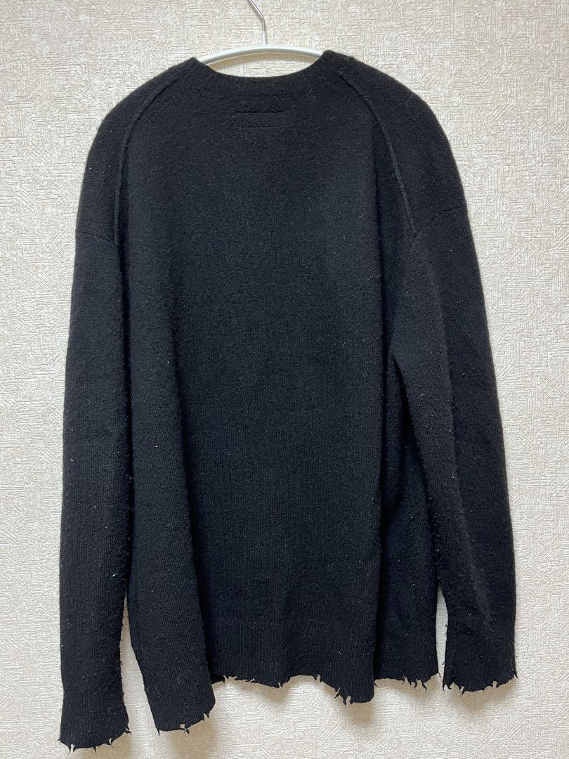 ALLSAINTS SCRIPTURE CREW ブラック ロゴセーター
