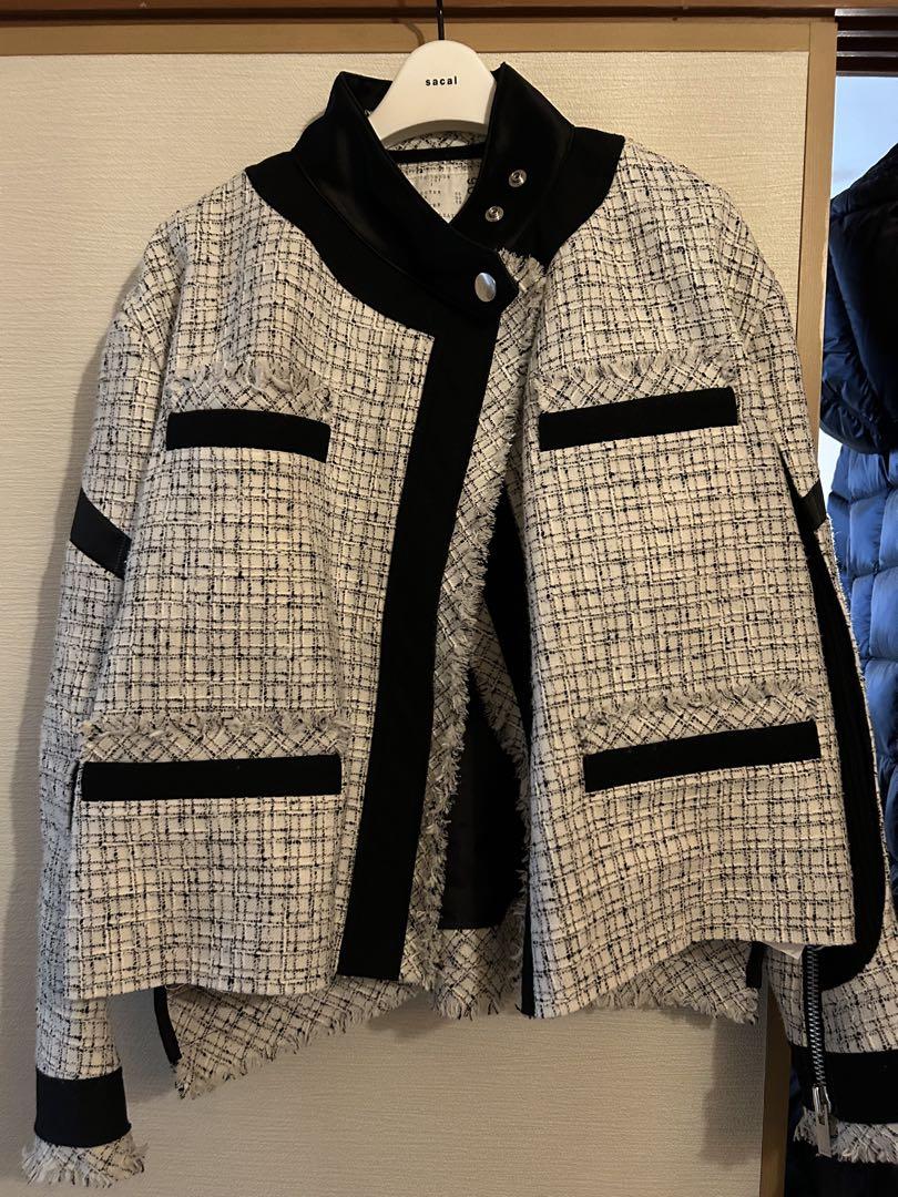 Sacai ツイード ジャケット＆スカート セットアップ - メルカリ