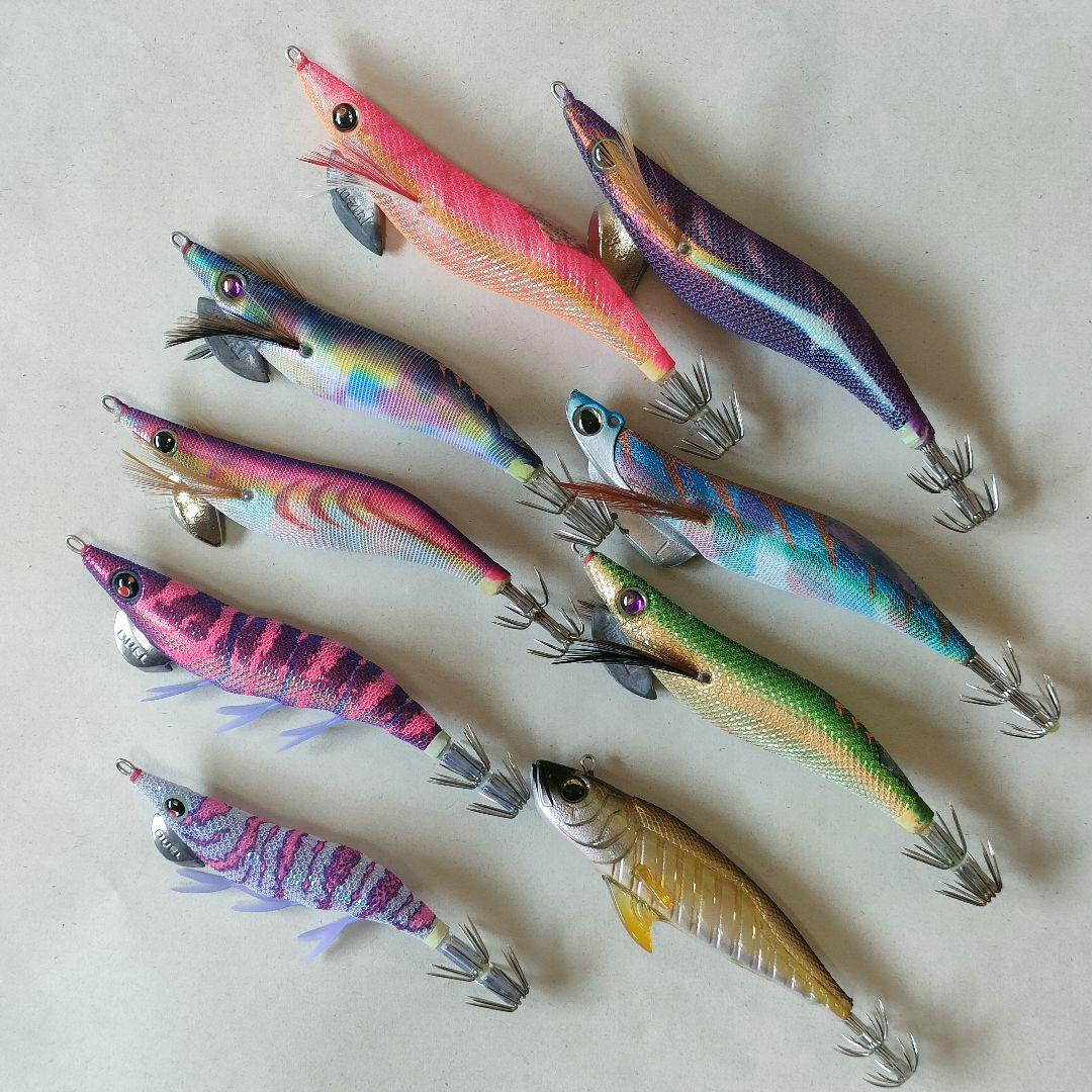 エギ 9個セット 収納ケース付き　タカミヤ　DAIWA エギ王　DUAL