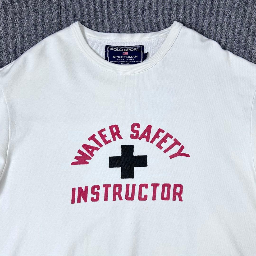 90s 希少 ポロスポーツ ライフセーバー スウェットTシャツ ラルフローレン