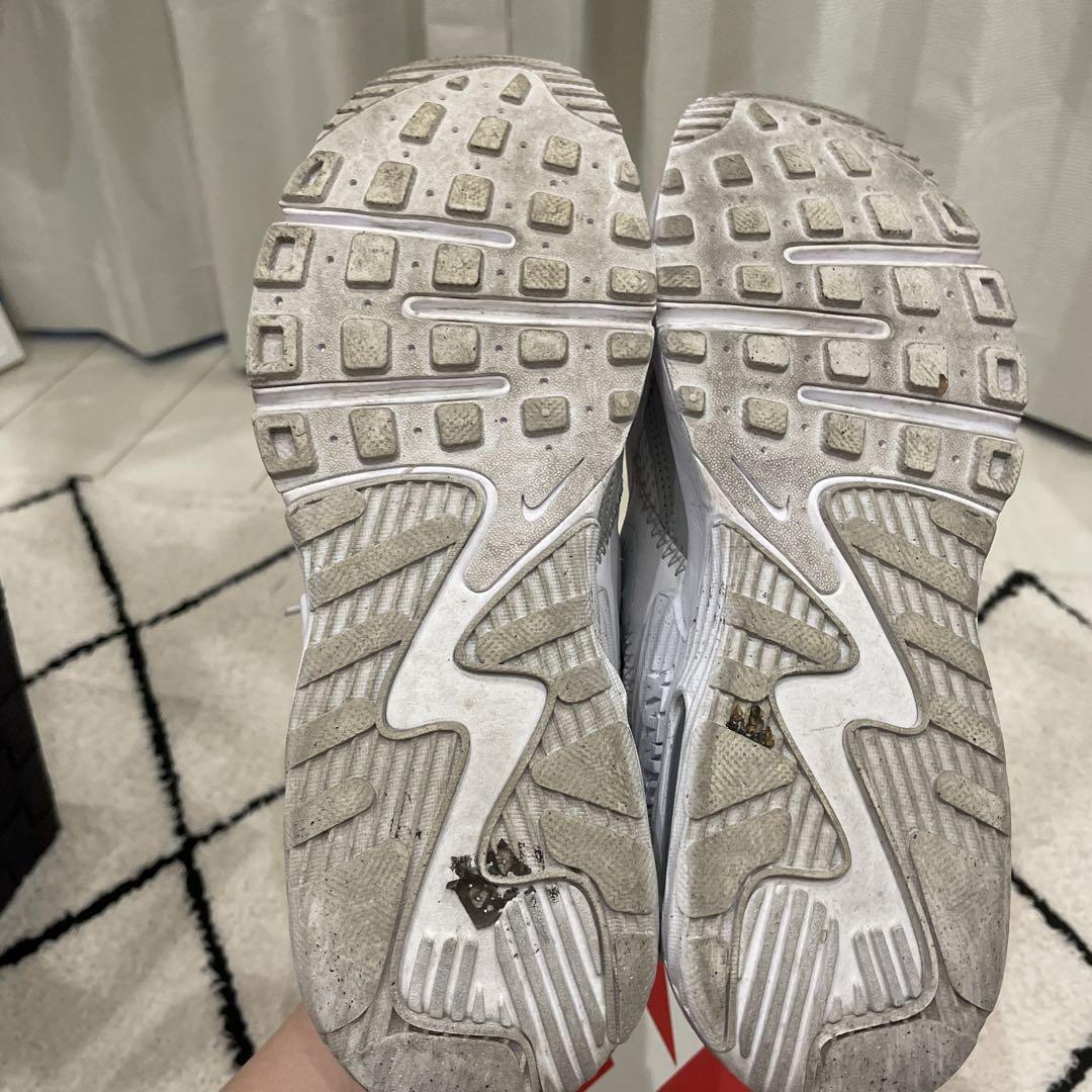 NIKE エアーマックスエクシー ホワイト/シルバー 24cm - メルカリ