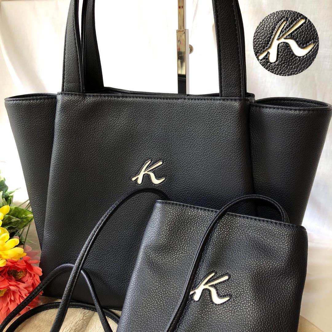 極美品♡ キタムラ  トートバッグスマホショルダーセット売りKロゴ大容量