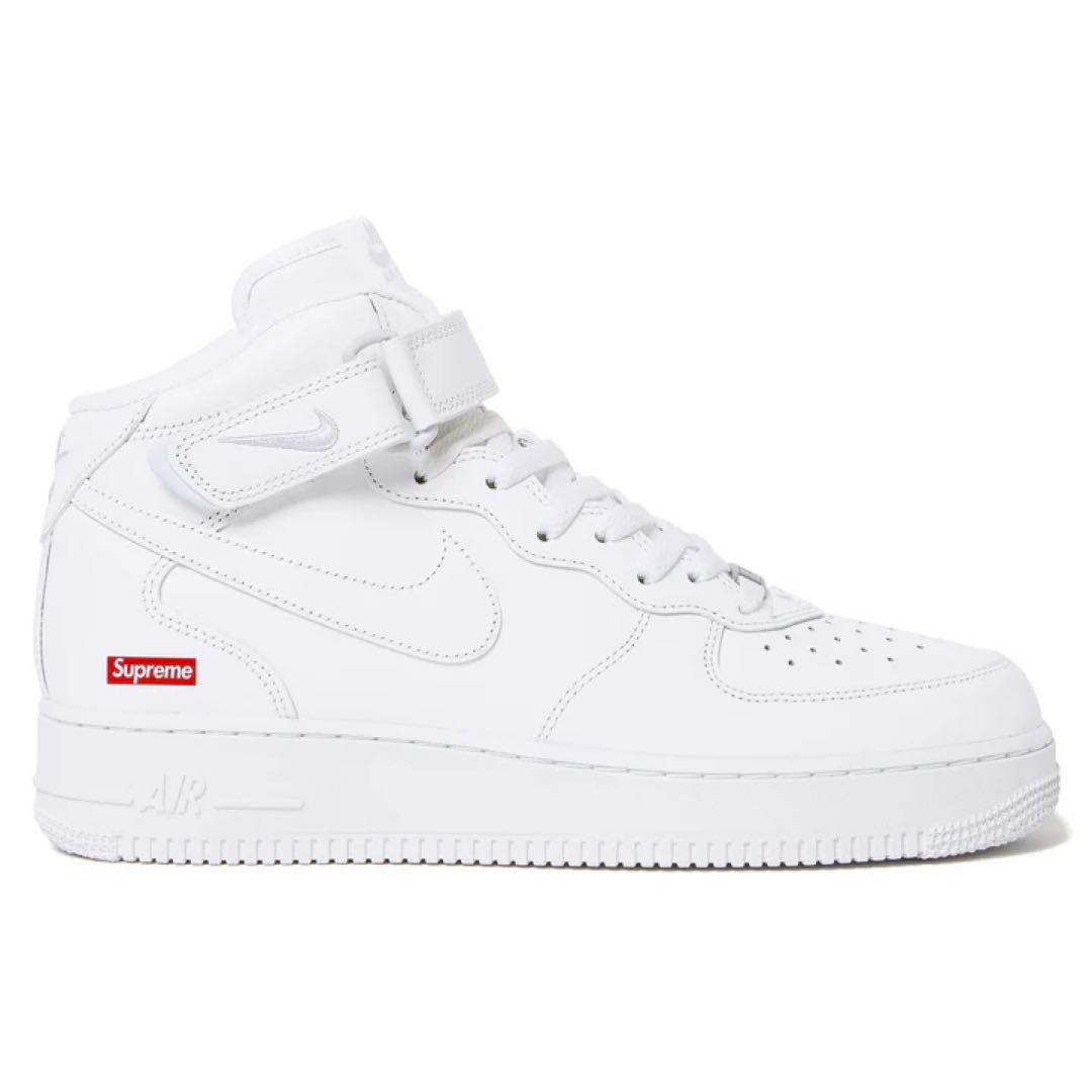 Supreme Nike Air Force 1 Mid White 28.5 画像2