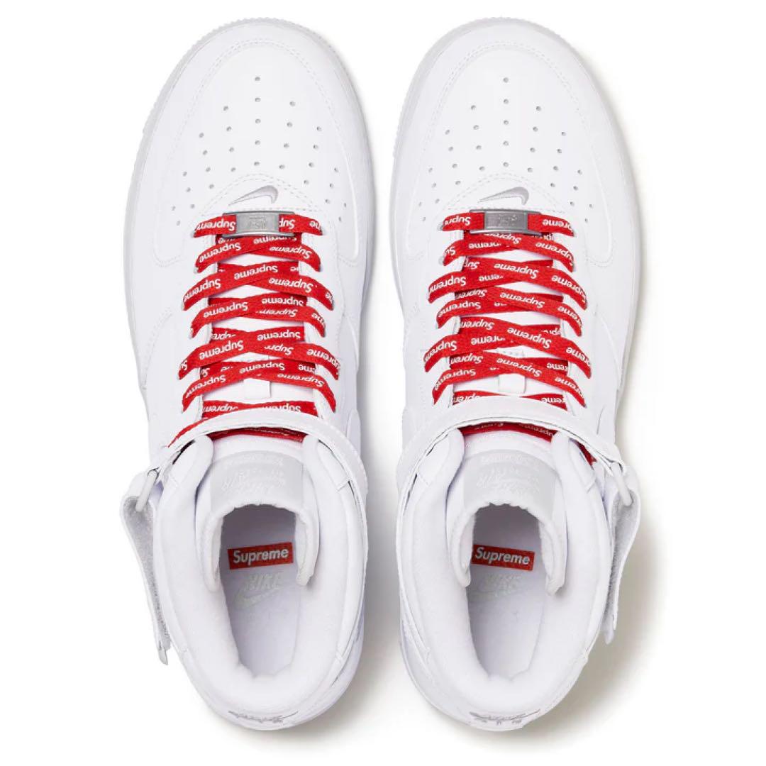 Supreme Nike Air Force 1 Mid White 28.5 画像4