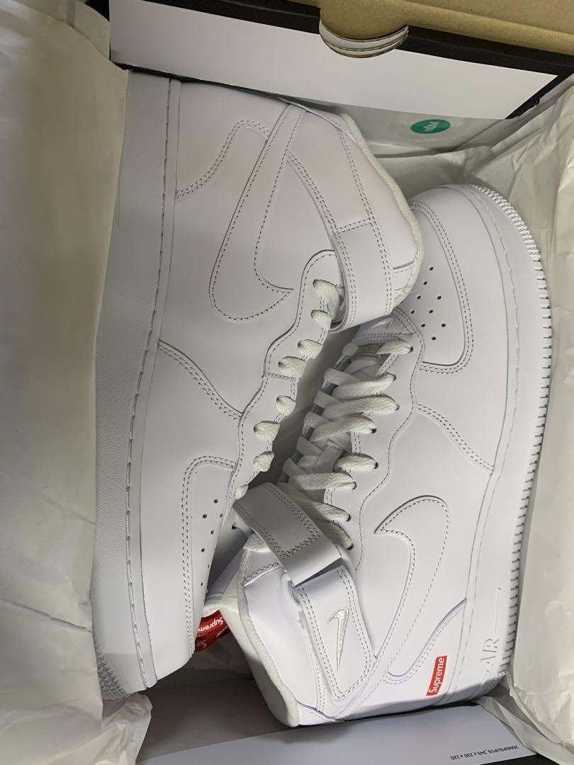 Supreme Nike Air Force 1 Mid White 28.5 画像5