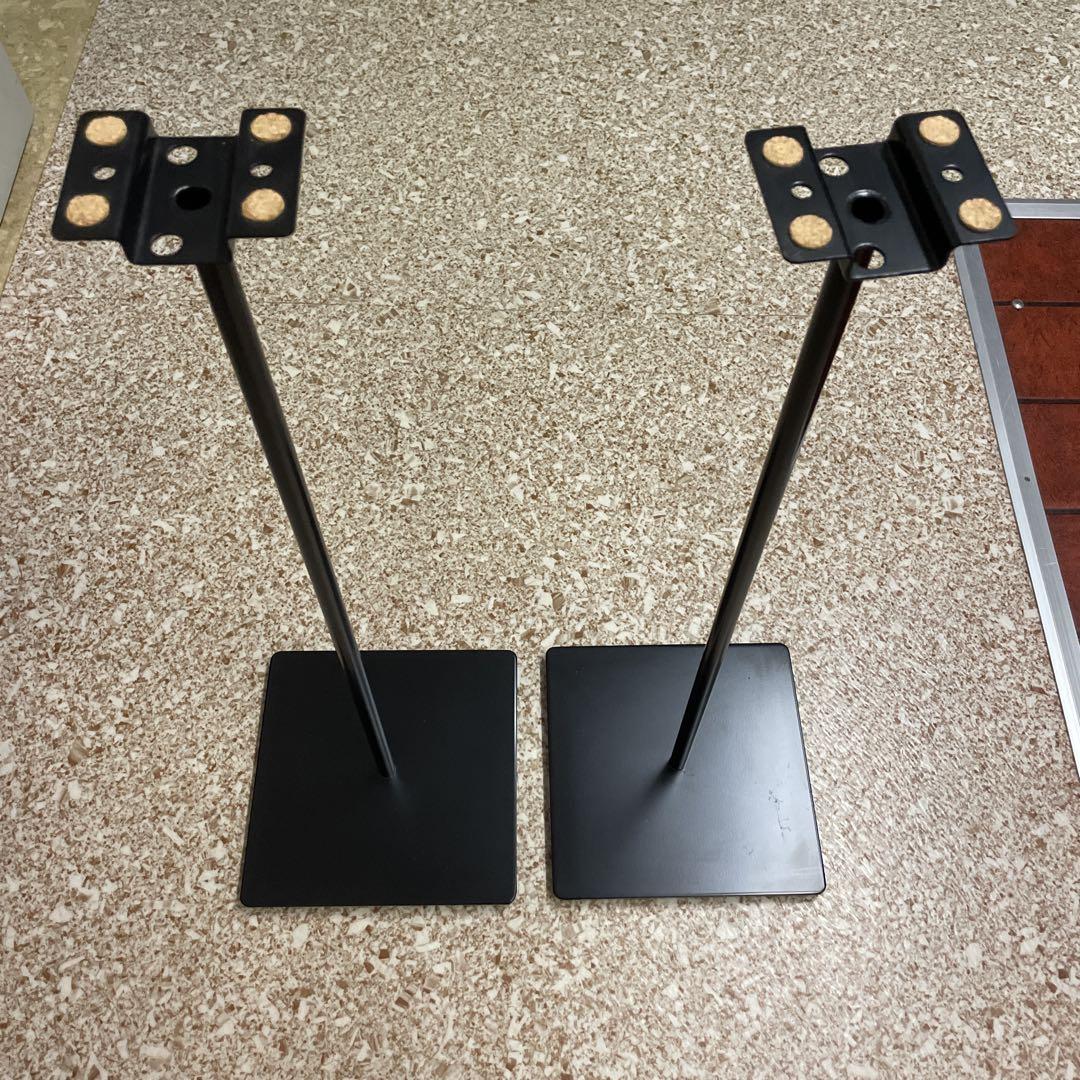 スピーカースタンド ブラック スチール製 高さ75センチ