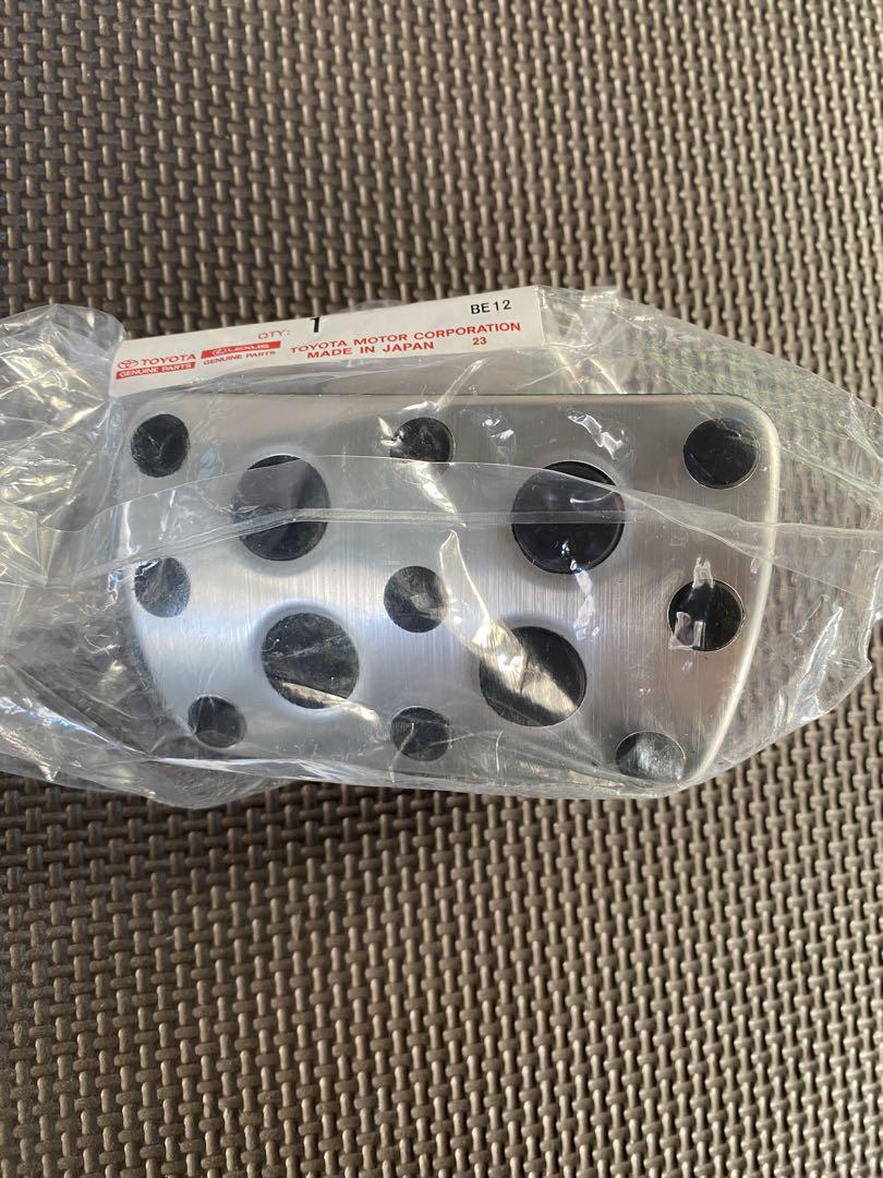 新品 トヨタ 純正 アルミペダル セット AT用 ピン打換用 TONEポンチ付