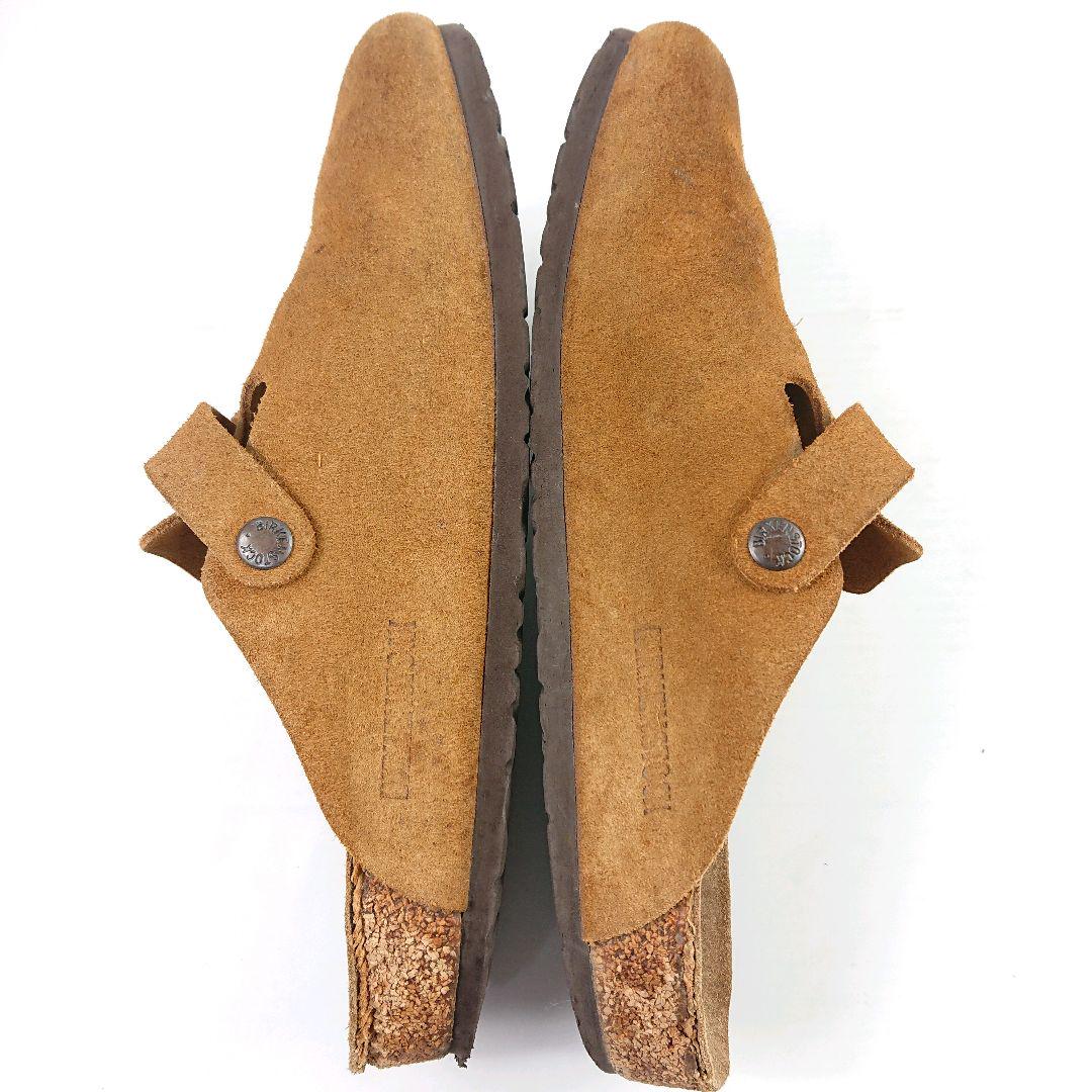 BIRKENSTOCKビルケンシュトック ボストン スエード 26cm キャメル