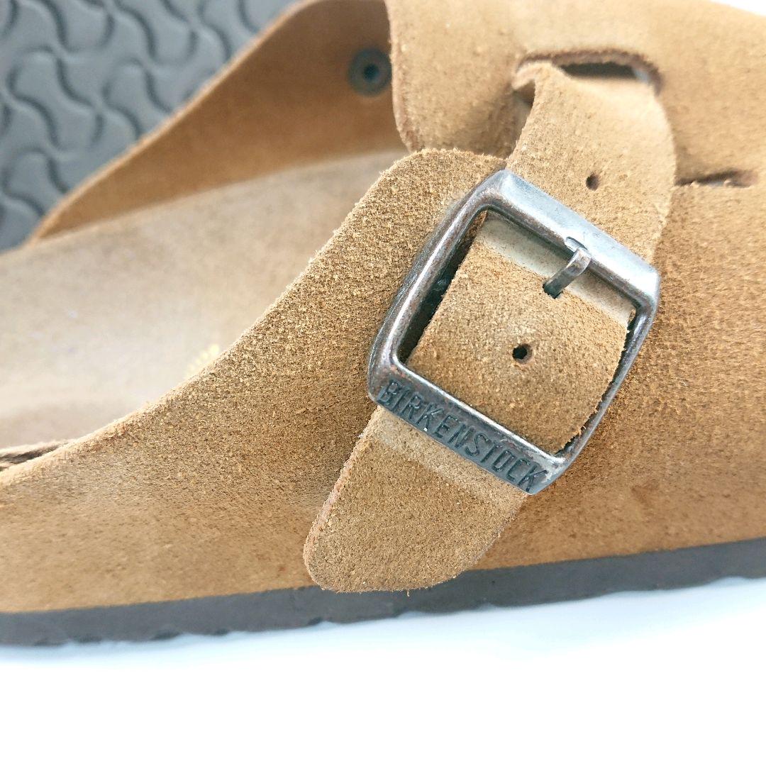 BIRKENSTOCKビルケンシュトック ボストン スエード 26cm キャメル
