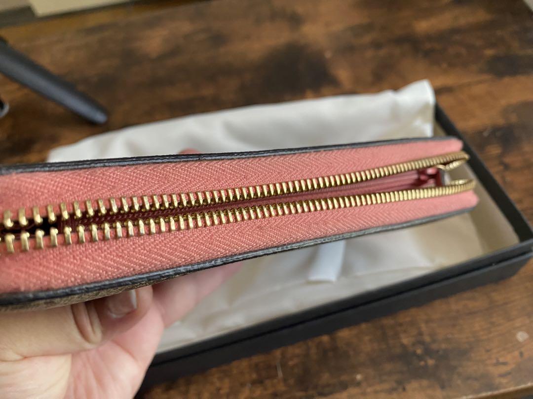 ✨美品✨　GUCCI 長財布　GGマーモント　GG柄　GGライン　がま口 GUCCIグッチ長財布レディース顔シマラインミケーレモチーフレア