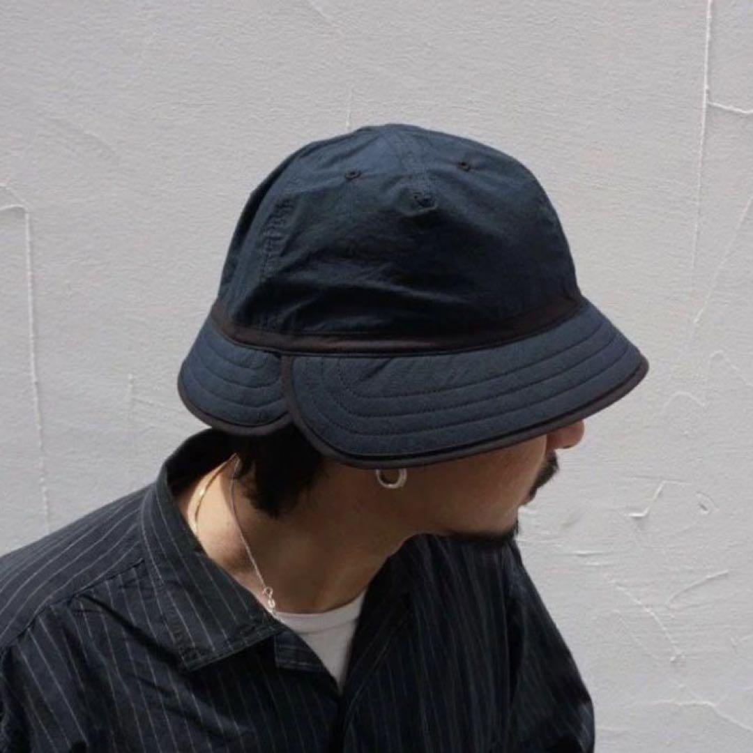 rajabrooke / 3 PANEL HAT NAVY 24ss