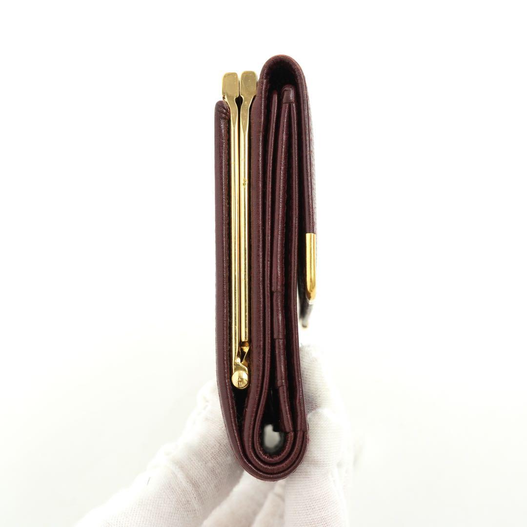 ✨新品未使用✨　Cartier ミニ財布　マストライン　がま口　折り財布