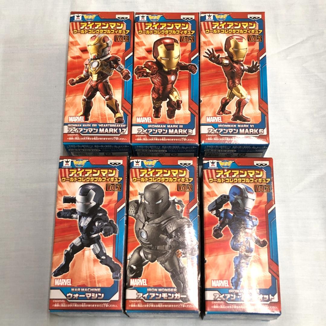 未開封品 ワーコレ WCF アイアンマン Vol.2 全6種セット - メルカリ
