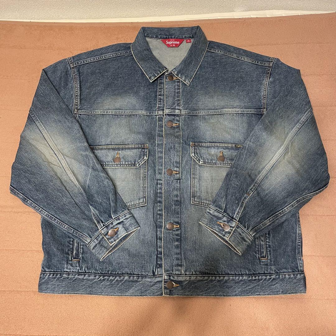 ジャケット・アウター Distressed Selvedge Trucker Jacket