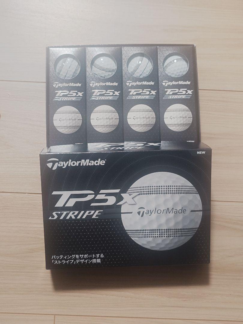 【4ダース48個・未使用・箱付】TP5x STRIPE ストライプ ゴルフボール