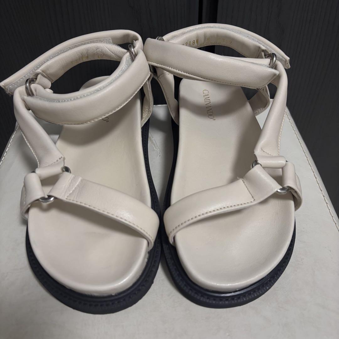 CAMINANDOストラップサンダル Deuxieme Classe ベージュ