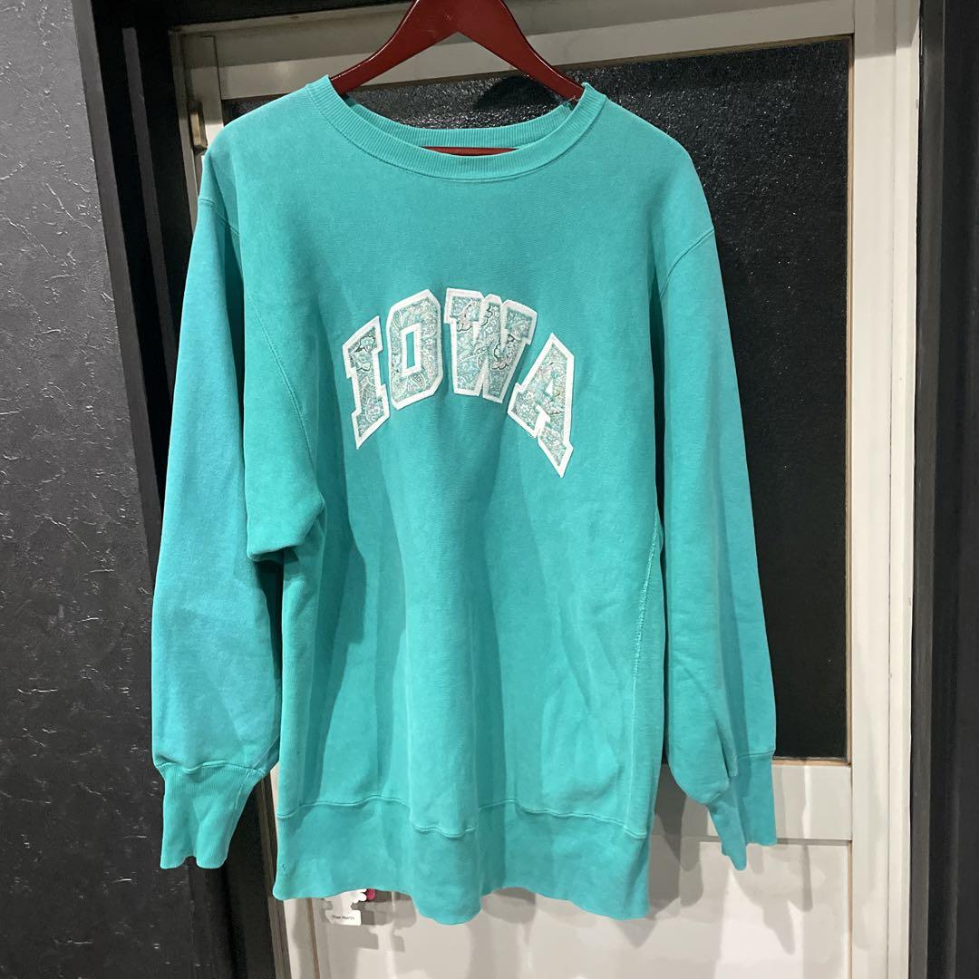 90sUSA製 チャンピオン リバースウィーブ スウェット XL グリーン