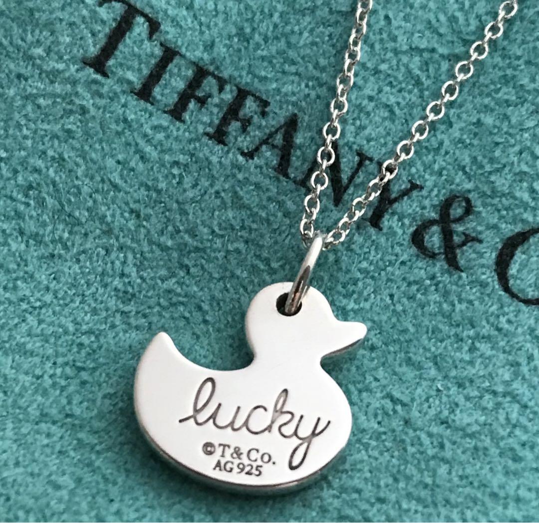 Tiffany lucky duckネックレス希少美品