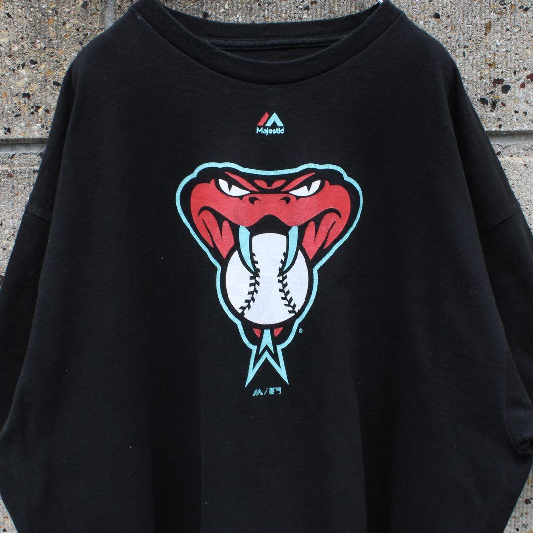 MLB アリゾナ ダイアモンドバックス XXL Majestic 古着 Tシャツ